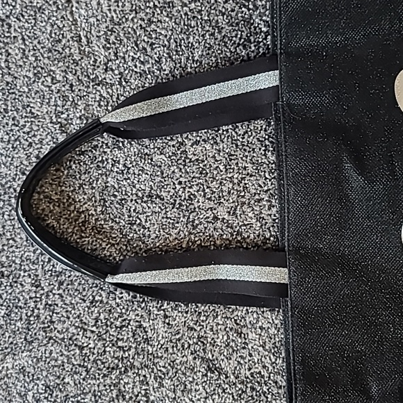 VICTORIA SECRET black/silver sparkle bag - Picture 3 of 7